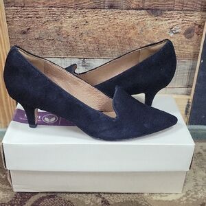 Clarks Black Suede Women's Heels